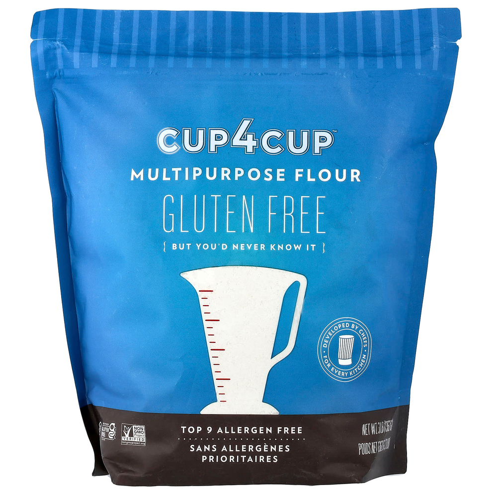 Cup4Cup, универсальная мука, без глютена, 1362 г (3 фунта)