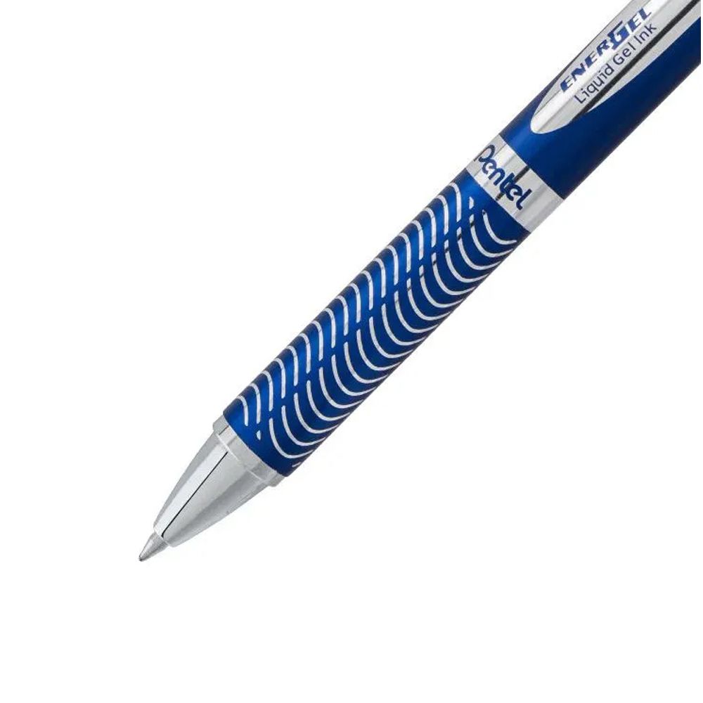 Ручка гелевая Energel Metal ⌀0.7 мм, TB цвет чернил: синий, Pentel BL407CC TB