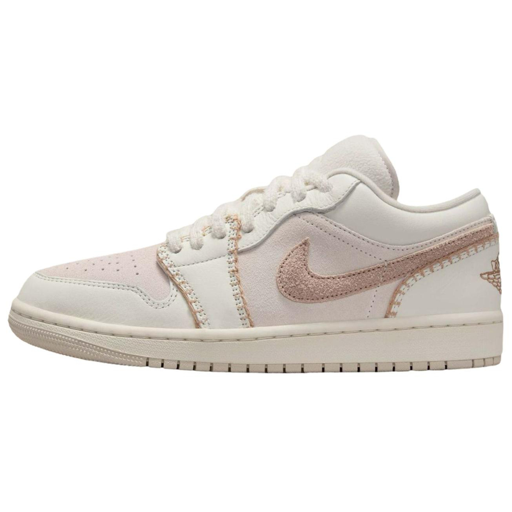 Jordan Air Jordan 1 Cushioning Low top Vintage Basketball Shoes Women's Beige