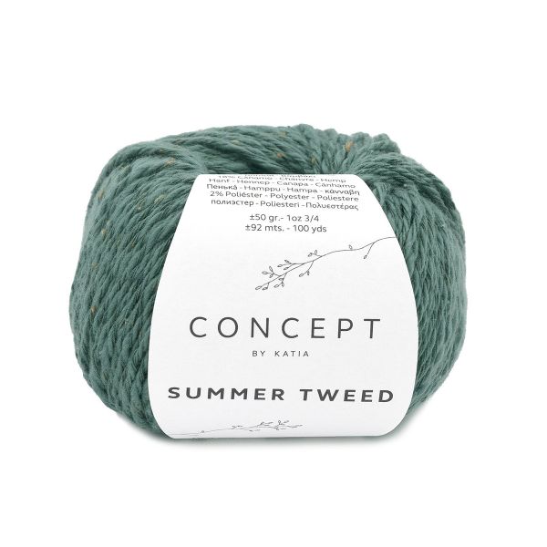 Пряжа Katia (Катя) Summer Tweed / уп.10 мот. по 50 г, 92 м, 1324.68