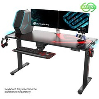 Стол для для компьютера c электрической регулировкой по высоте и RGB-подсветкой EUREKA ERK-EGD-S62B (ERK-EGD-S62B-V1)