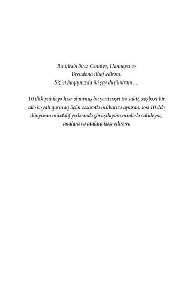 Bağırmayan valideynlər