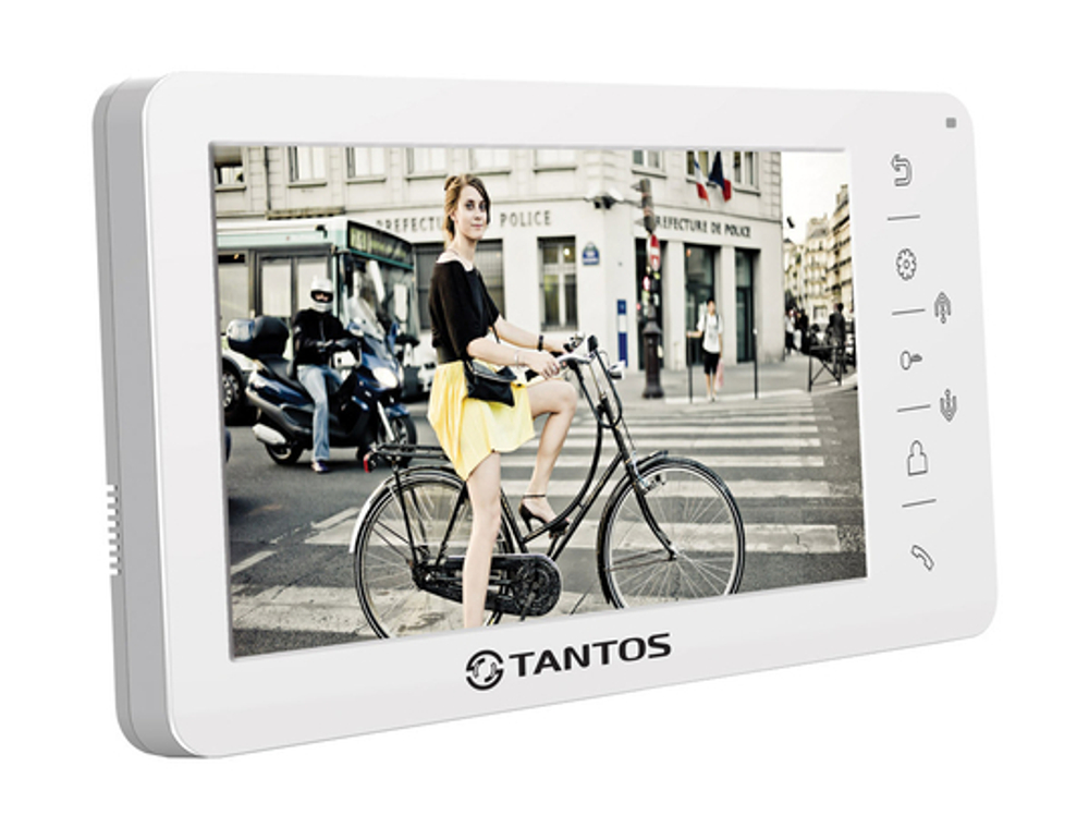 Amelie HD SE (White). Монитор 7" цветного видеодомофона, с поддержкой форматов AHD / TVI / CVI 1080р