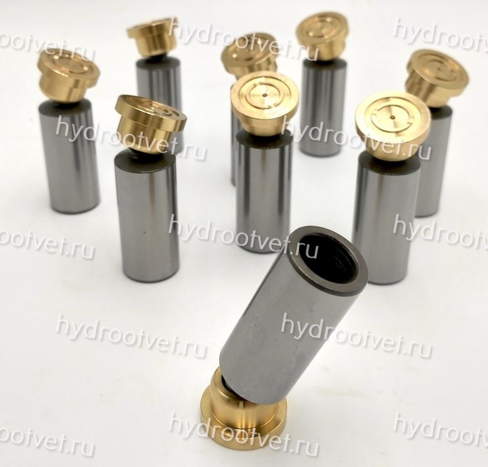 A10VNO85 PISTON SHOE SET(ONE SET=9PCS) - Набор поршней с башмаками 22x66 мм для насоса Rexroth A10VNO85 серии 53 (в одном наборе 9 поршней)