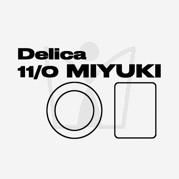 Японский бисер MIYUKI Delica 11/0 (DB-200), непрозрачный глянцевый