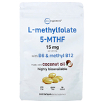 Micro Ingredients, L-метилфолат, 240 капсул