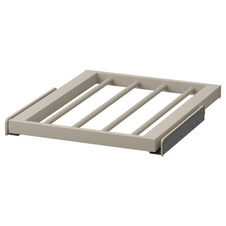 IKEA KOMPLEMENT  (ИКЕА КОМПЛЕМЕНТ)  -  Выдвижная вешалка для брюк - серо-бежевый 50x58 см