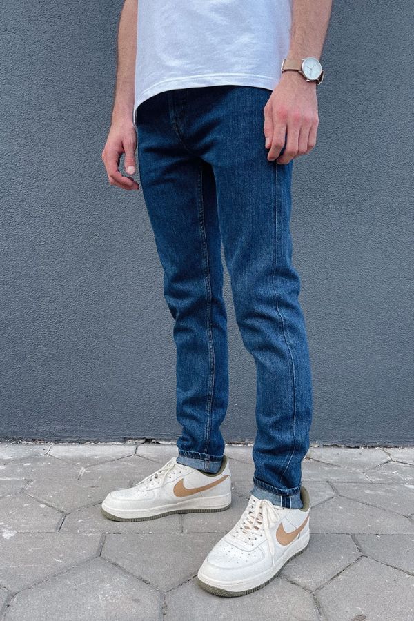 Джинсы Selvedge 1702 Tapered True Indigo Wash мужские синие - фото 3