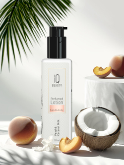 Парфюмированный лосьон для рук и тела IQ Beauty Персик и кокосовое молоко Peach&Coconut Milk, 250 мл