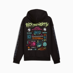 PUMA X RICK AND MORTY ТОЛСТОВКА, ЧЕРНЫЙ