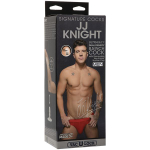 Телесный фаллоимитатор JJ Knight со съемной присоской - 22,2 см. (Цвет: телесный)