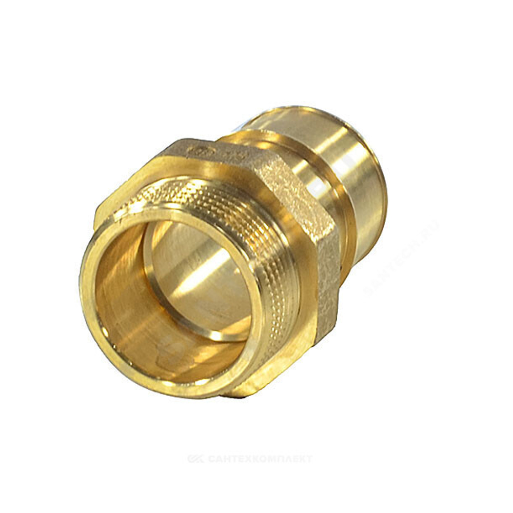 Муфта для PE-X труб радиальная латунь Дн 20х1/2" НР GX107 Giacomini GX107Y034