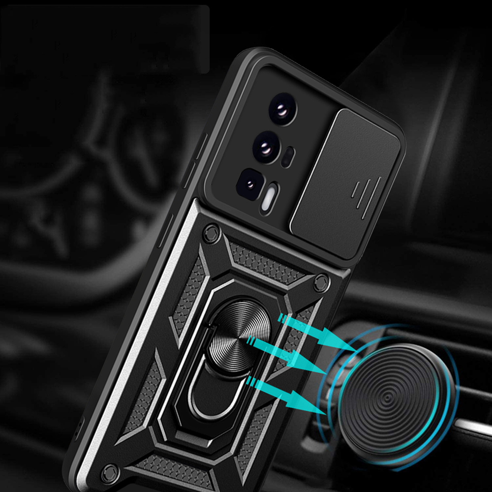 Чехол с кольцом Bumper Case для Poco F5 Pro