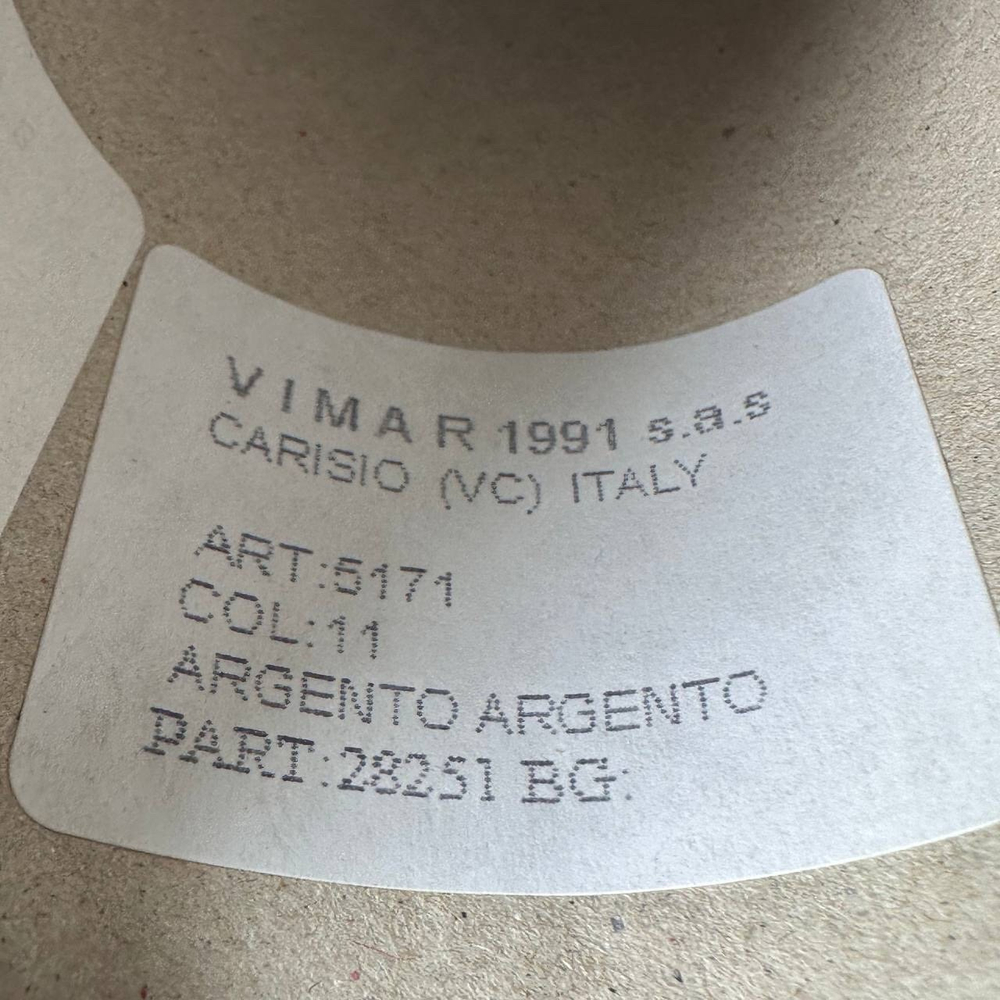 5171 - Vimar 1991 s.a.s. CARISIO (VC) ITALY; люрекс, вискоза, п/а;650м/100гр; col. 11, цвет: серо-голубой с серебром; S501