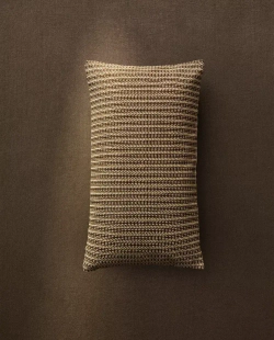 ZARA HOME НАВОЛОЧКА ДЛЯ ДЕКОРАТИВНОЙ ПОДУШКИ С УЗОРАМИ, КОРИЧНЕВЫЙ