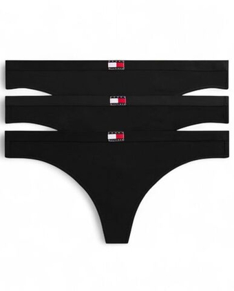 Женские трусики Tommy Hilfiger Heritage Logo 3P - black