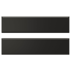 IKEA BODBYN  (ИКЕА БОДБИН)  -  Фасад ящика - чёрный 40x10 см, 2 шт