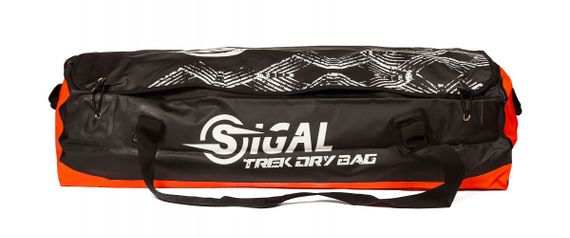 Гермосумка Sigalsub Trek Dry Bag 114 л черно-оранжевая