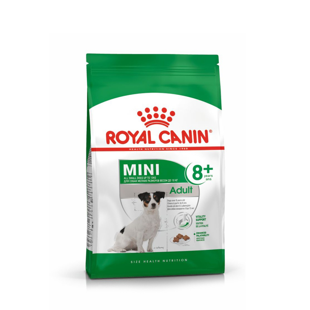Royal Canin Mini Adult 8+ Мини Эдалт Корм сухой для взрослых собак мелких пород старше 8 лет 2кг