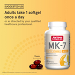 Jarrow Formulas, MK-7, 180 мкг, 30 мягких таблеток