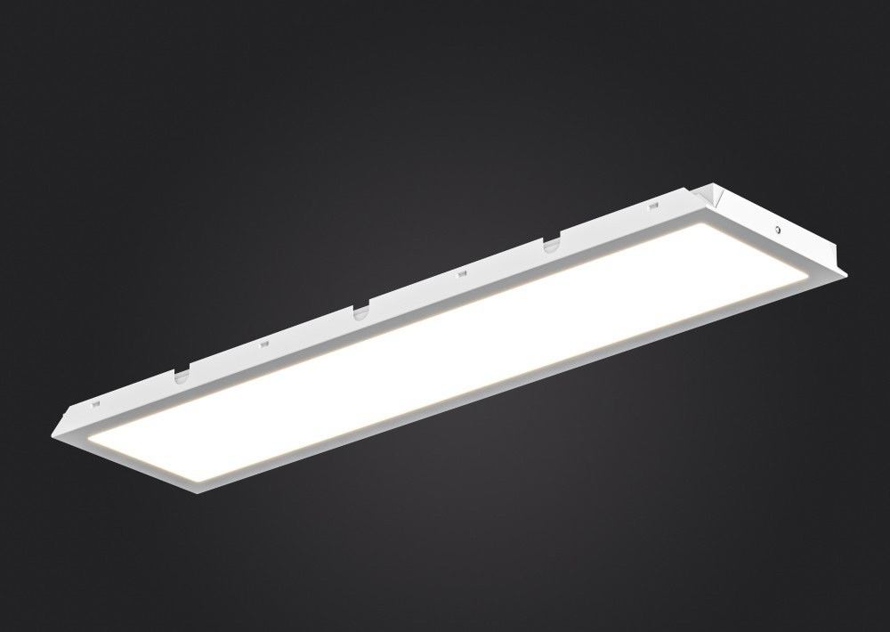 Светильник LED ДВО 52Вт 6500К 6300Лм IP54 CLIP-IN опал 1200х300х44мм DARKLUM