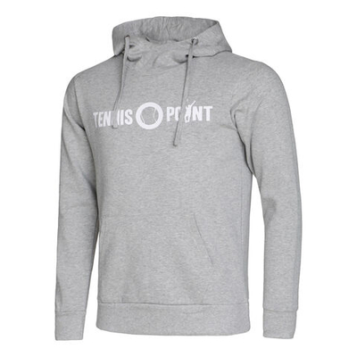 Мужская кофта теннисная Tennis-Point Basic Hoody Men - Lightgrey, White