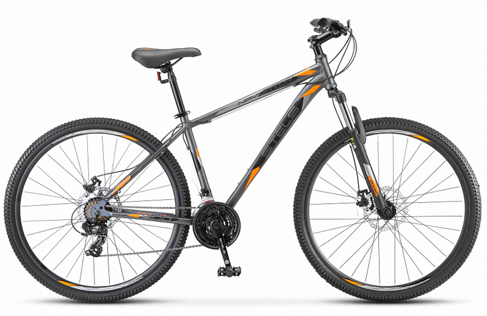 Велосипед 29" Stels Navigator-900 MD р.19" темно-серый матовый