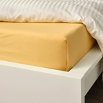 Простыня IKEA NATTJASMIN (НАТТЭСМИН), Желтый, 240х260 см