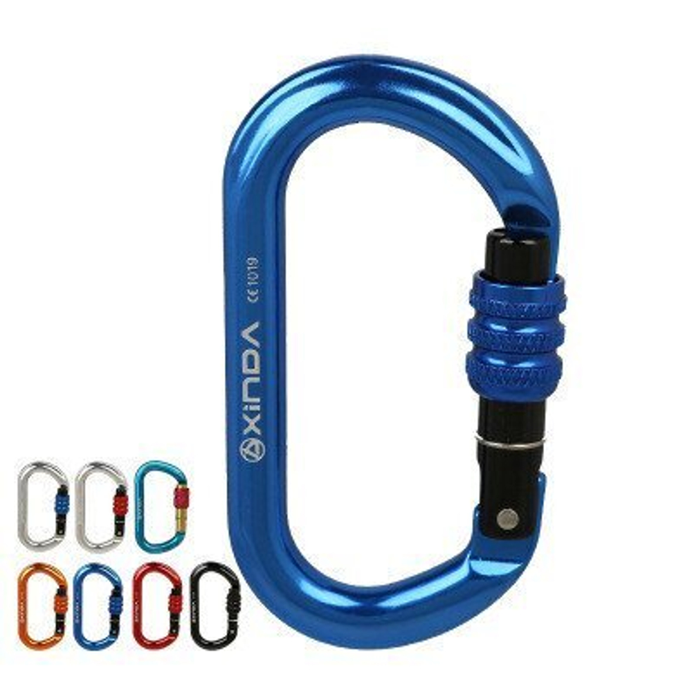 Карабин Xinda овальный с винтовой муфтой, Keylock XD-8122N