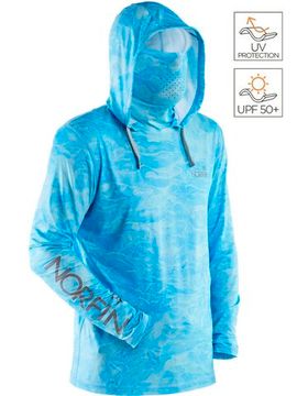 Джемпер Norfin SUN PRO WAVES HOODIE BLUE р.XXL