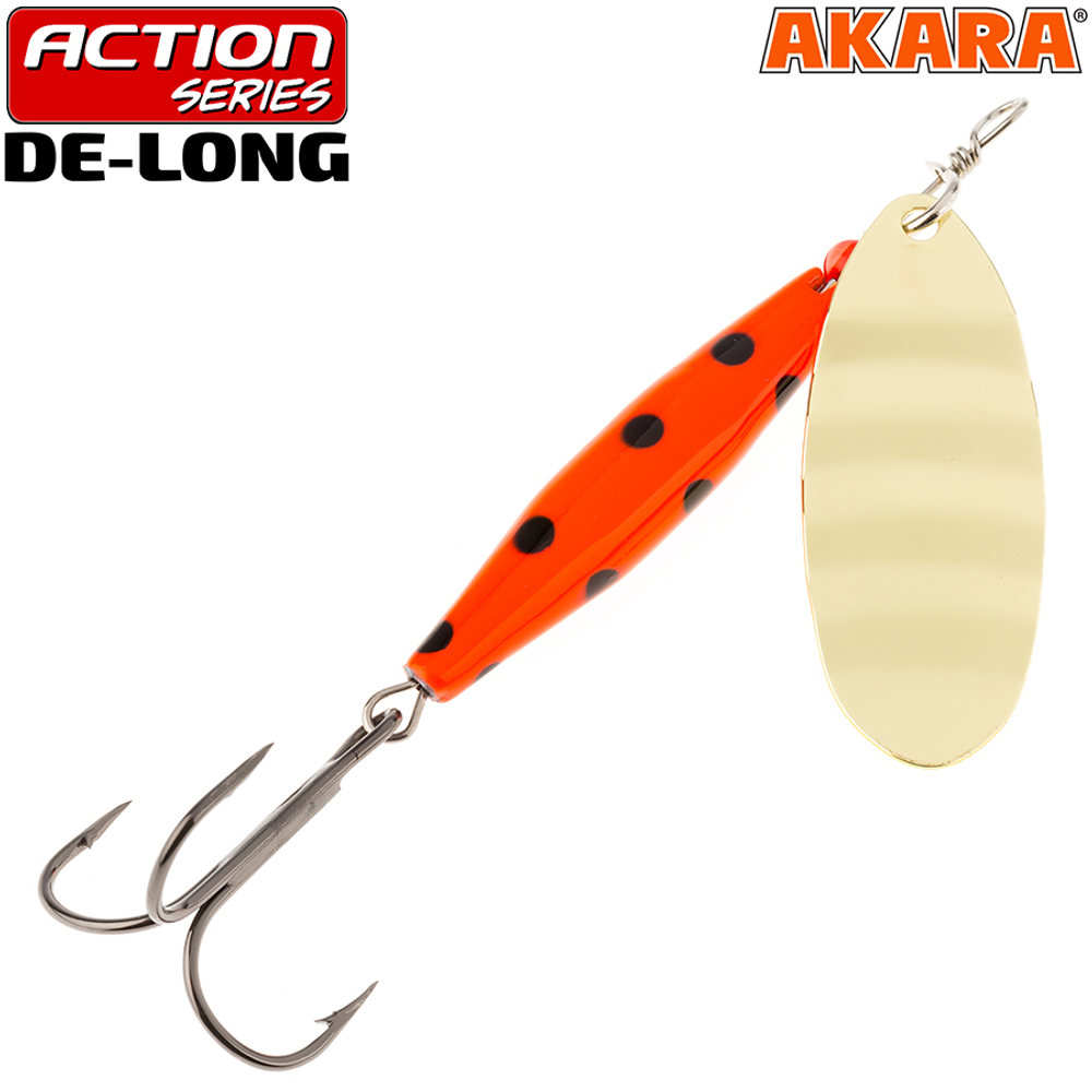 Блесна вращающаяся Akara Action Series De-Long 4 20 гр. 5/7 oz. A21