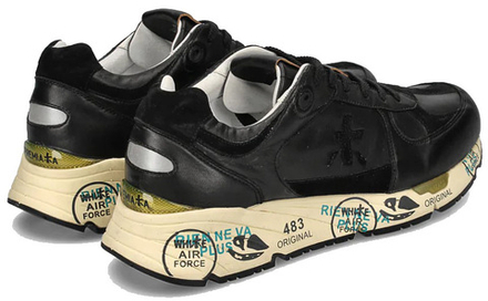 Premiata Mase 4145 Черные кожаные