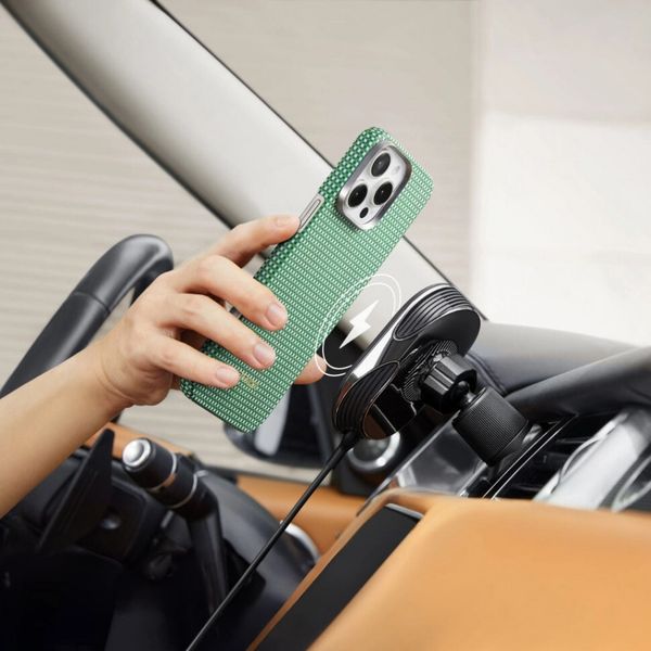 Чехол Pitaka Ultra-Slim для iPhone 16 Plus, Зеленый | Forest Green