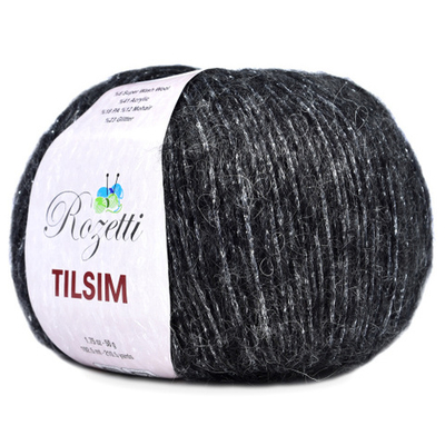 Пряжа TILSIM цв. 362-14 50гр, 192,5 м, 6% супер вош шерсть мериноса, 12% Мохер 23% Глитер, 18% Полиамид, 41% Акрил