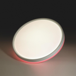 7708/DL COLOR SN 154 Светильник пластик/белый/розовый LED 48Вт 4000К D420 IP43 KEZO PINK