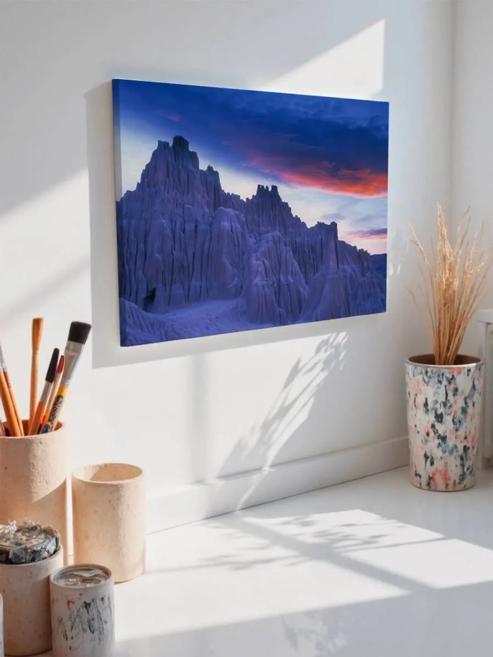 Картина на стену 40 X 50 Замерзшие скалы