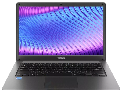 14" Ноутбук Haier A1430EM (1920x1080, Intel Celeron N4020, RAM 4ГБ, SSD 128ГБ, Intel UHD Graphics 600, Win 10Pro)