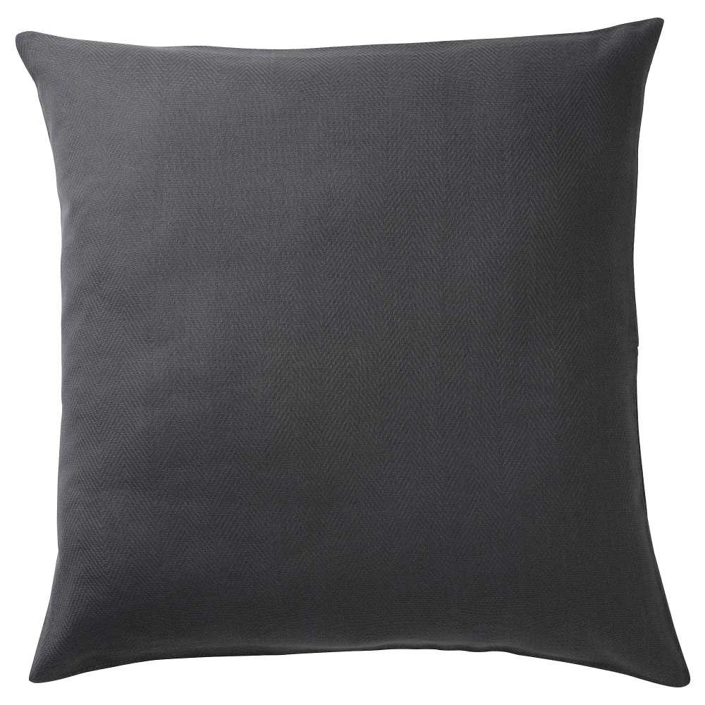 Чехол на подушку IKEA PRAKTSALVIA (ПРАКТСАЛЬВИА), Антрацит, 50x50 см
