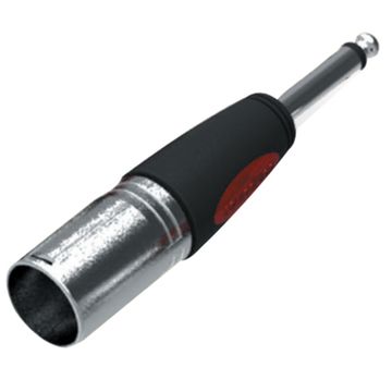 Переходник (разъем переходной) XLR штекер - 1/4'' моно штекер, Soundking CXA006