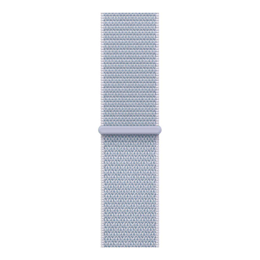 Умные часы Apple Watch Series 10 GPS, 42mm, Silver Aluminium Case with Sport Loop, Blue Cloud