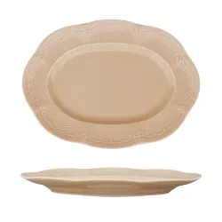 Блюдо овальное 30,3*22,7 см h3 см Aristocrat Peach Tea Noble [1]