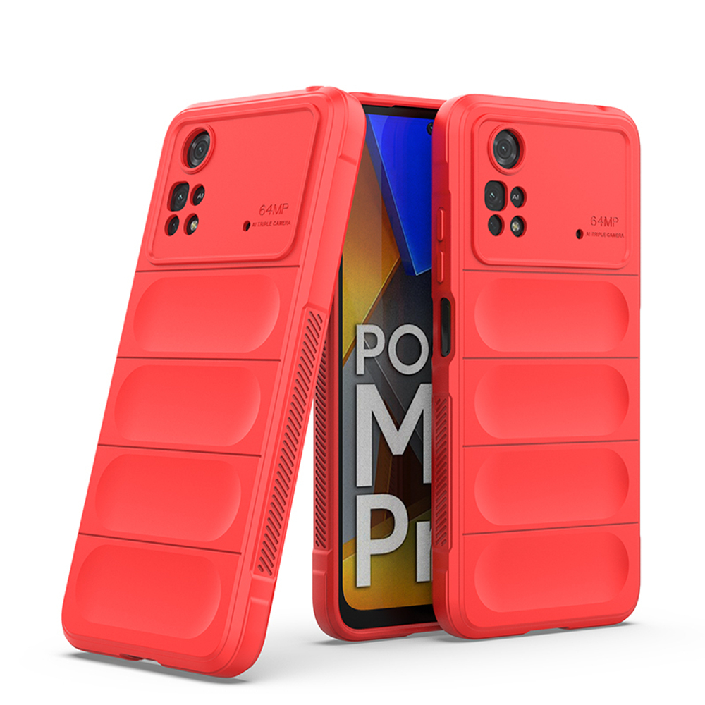 Противоударный чехол Flexible Case для Poco M4 Pro 4G