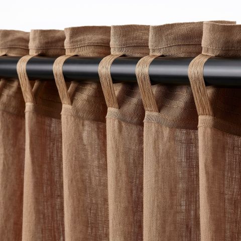 Комплект штор IKEA DYTAG (ДЮТОГ), Светло-кирпичный, 145x250 см, 2 шт