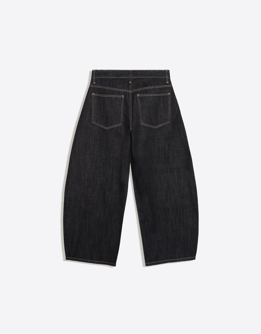 Женские укороченные джинсы-бананы - BERSHKA