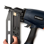 Пистолет гвоздезабивной по дереву Hybest FN2190 (пневматический, гвозди SN21)