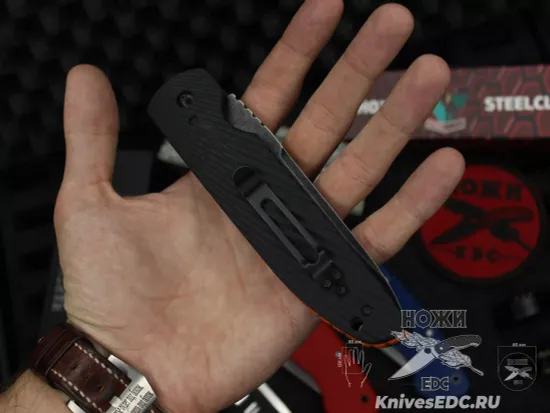 Складной нож Steelclaw Ребус rebus c клинком из стали 9Cr18MoV, рукоять G10
