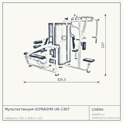 Мультистанция ULTRAGYM UG-1307 — от 746 000 ₽