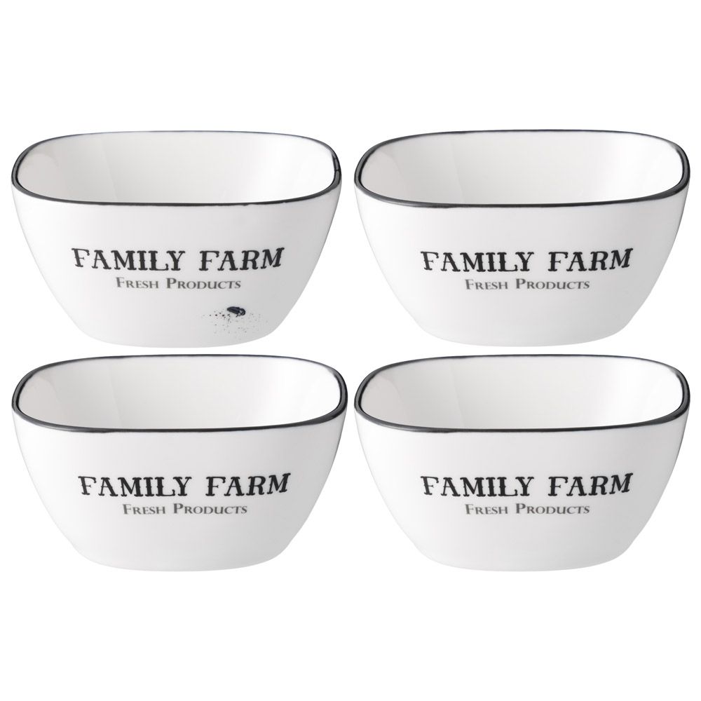 НАБОР СОУСНИКОВ LEFARD "FAMILY FARM" 4 ШТ. 30*19*6,7 СМ 160 МЛ (КОР=8НАБ.)