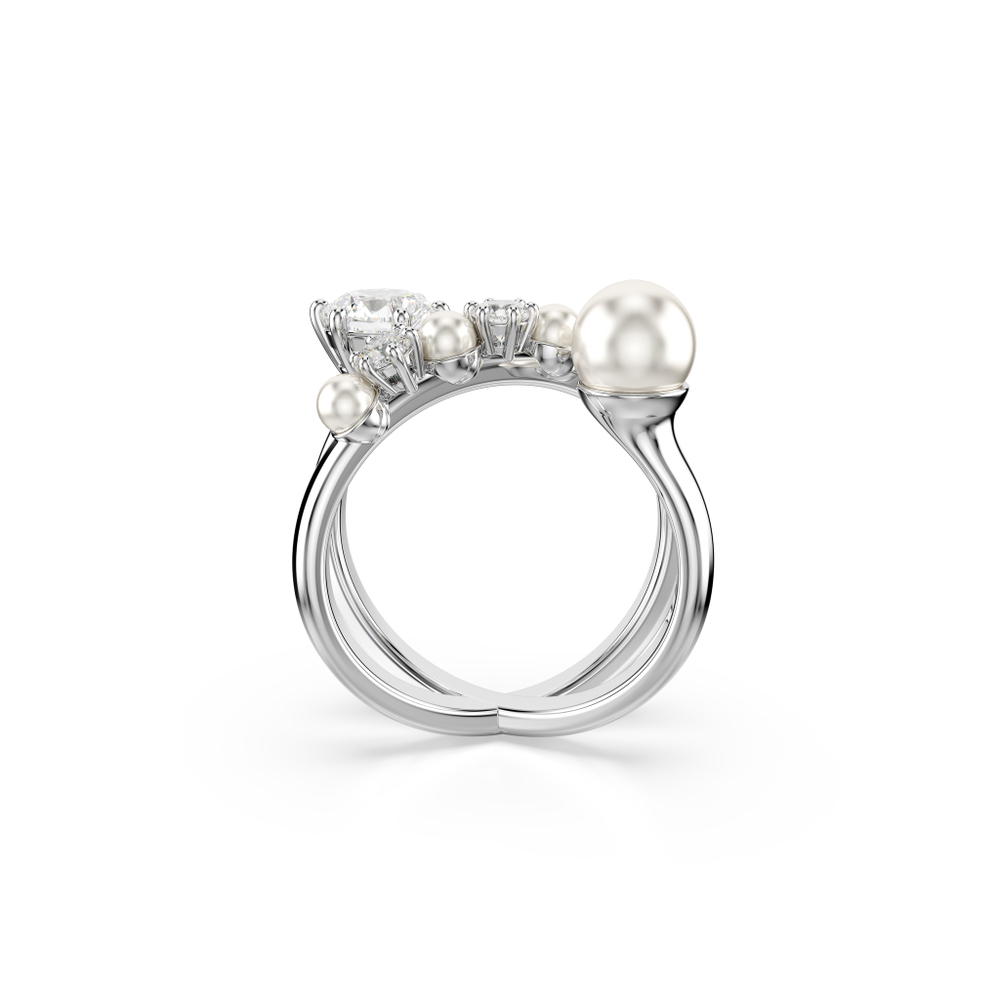 MATRIX:RING PEARL OPEN WHITE/RHS 52