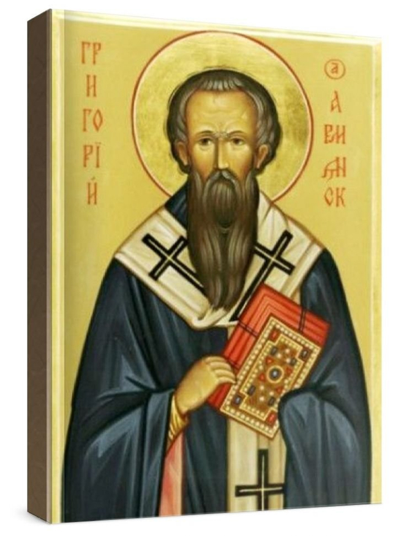 Григорий Армянский (рукописная икона)